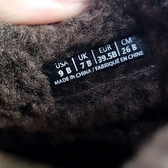 Spenco Clogs Size 9 B Brown Womens Shoe Slip On Faux Fur Suede - Picture 10 of 10